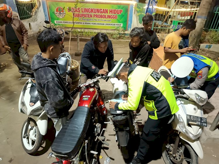 Polres Probolinggo Tingkatkan Patroli Cipta Kondisi, Puluhan Motor Protolan Diamankan